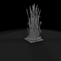 cattail-reed-cluster-low-poly-3d-printable-plant-906884 — thumbnail 6