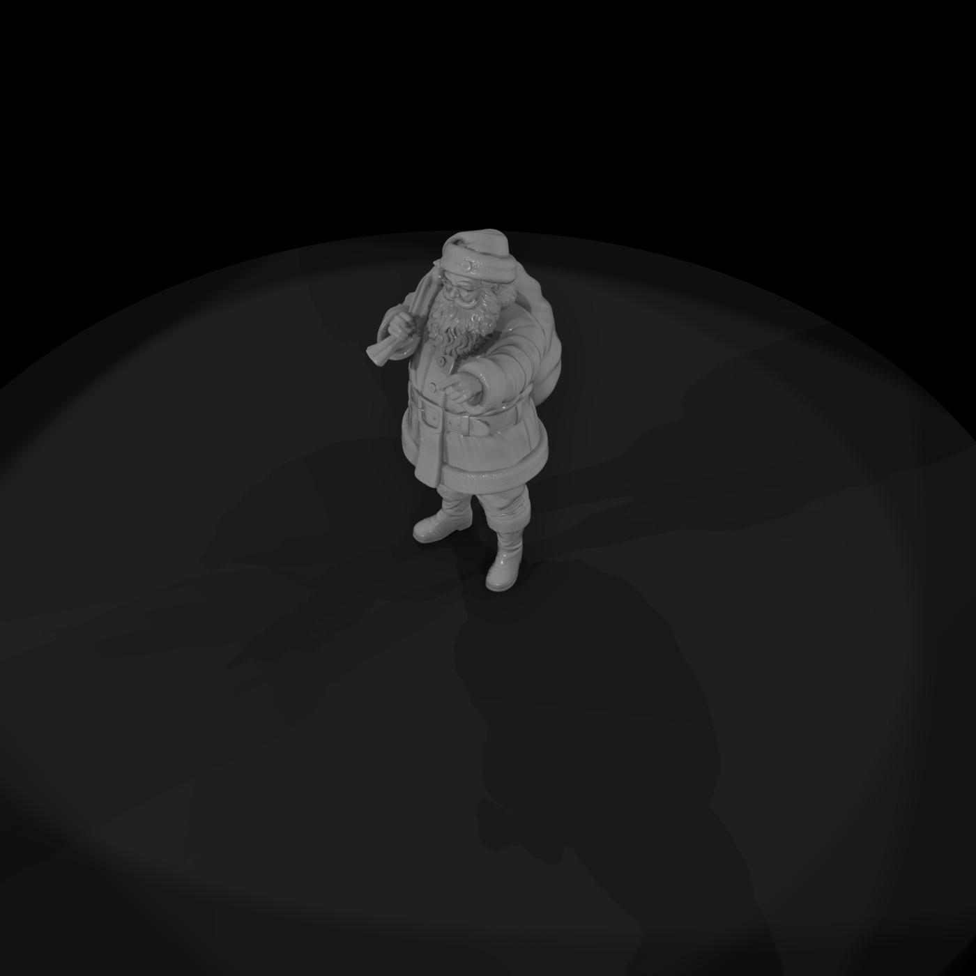 Santa Claus with Toy Sack