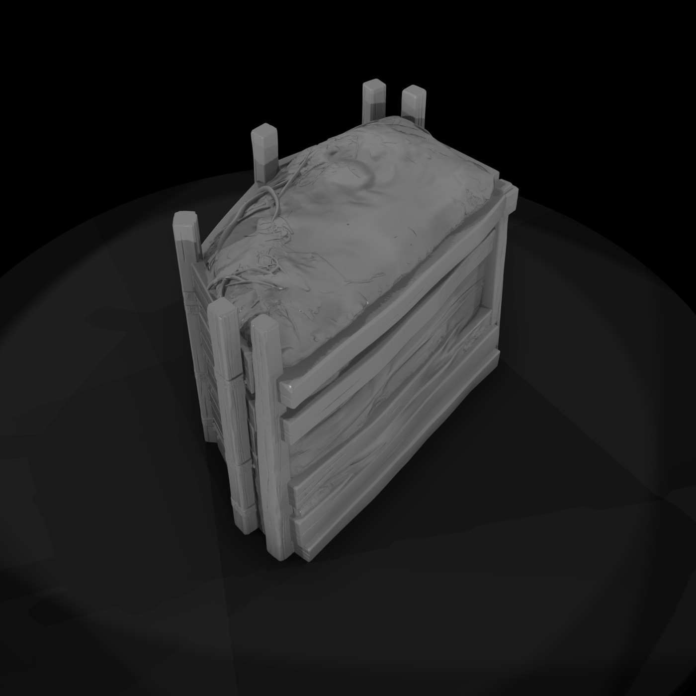 Trench Barricade with Sandbags