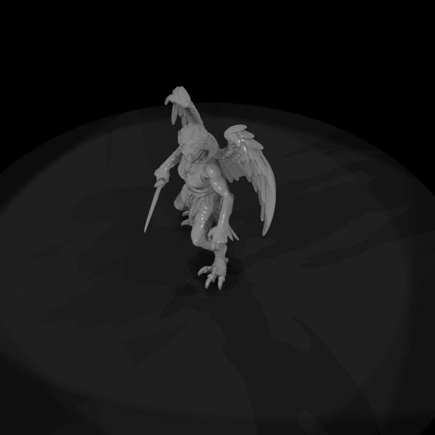 Myth 0287 Mythology Harpy Miniature Figure