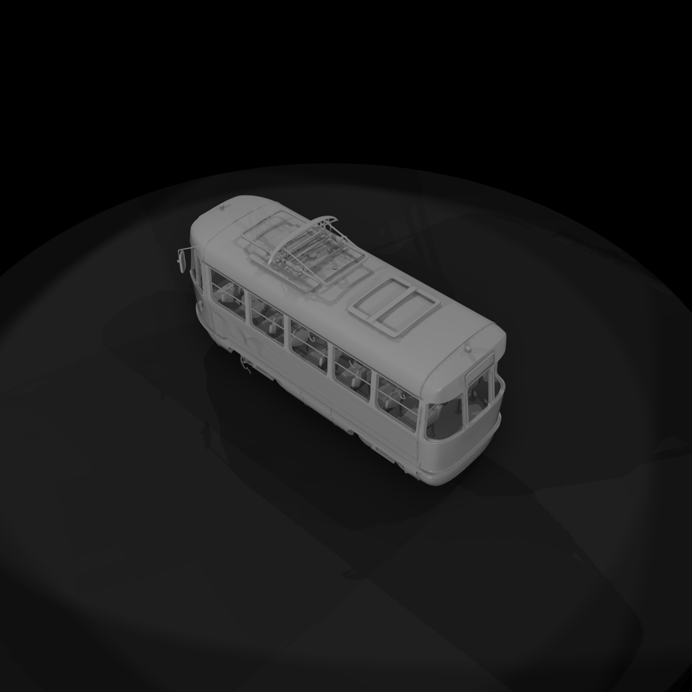 Weathered Vintage Tram