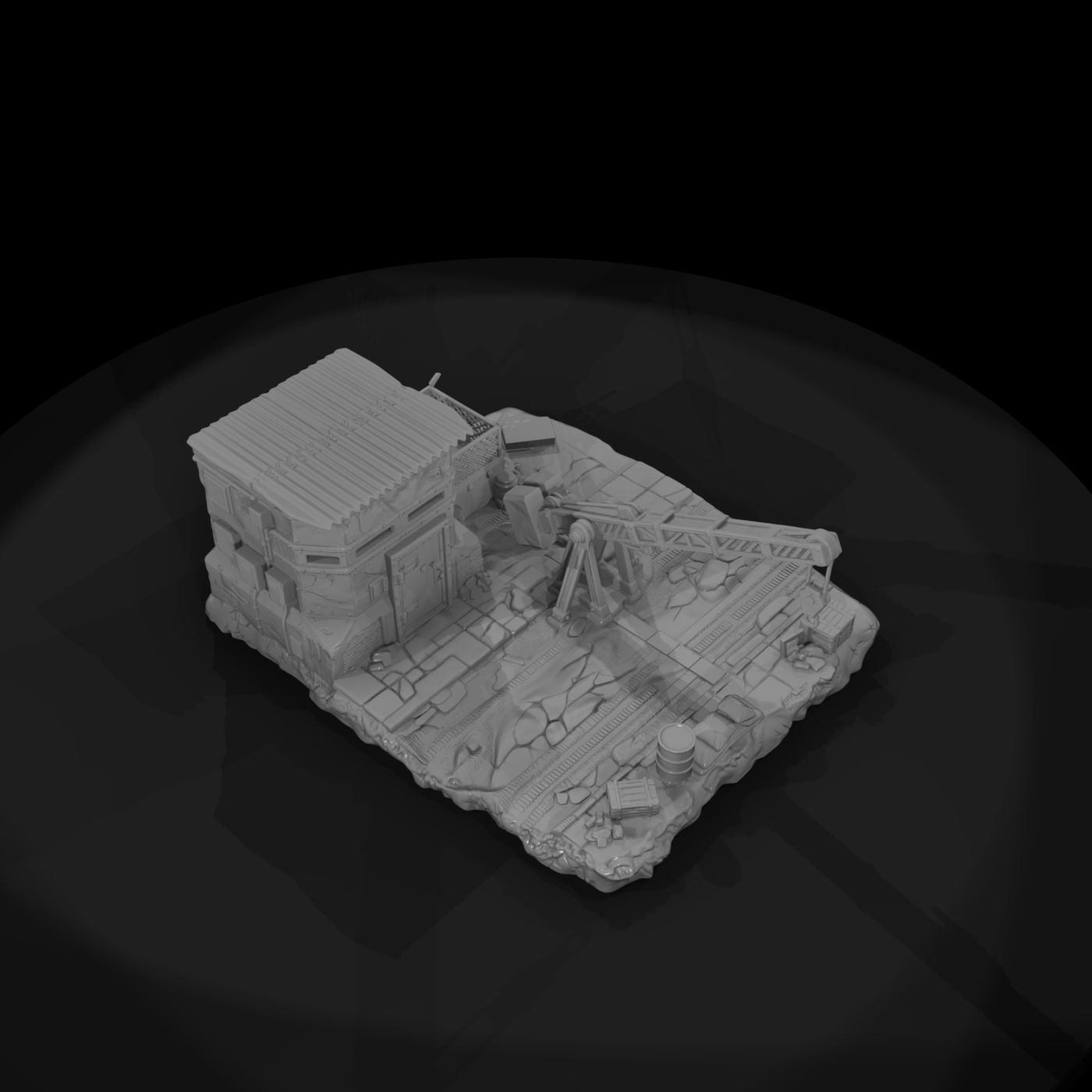 Military Checkpoint Guard Post