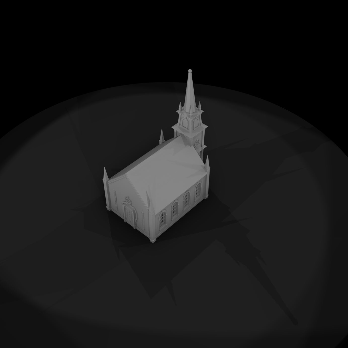 stylized_gothic_country_church_3d_model