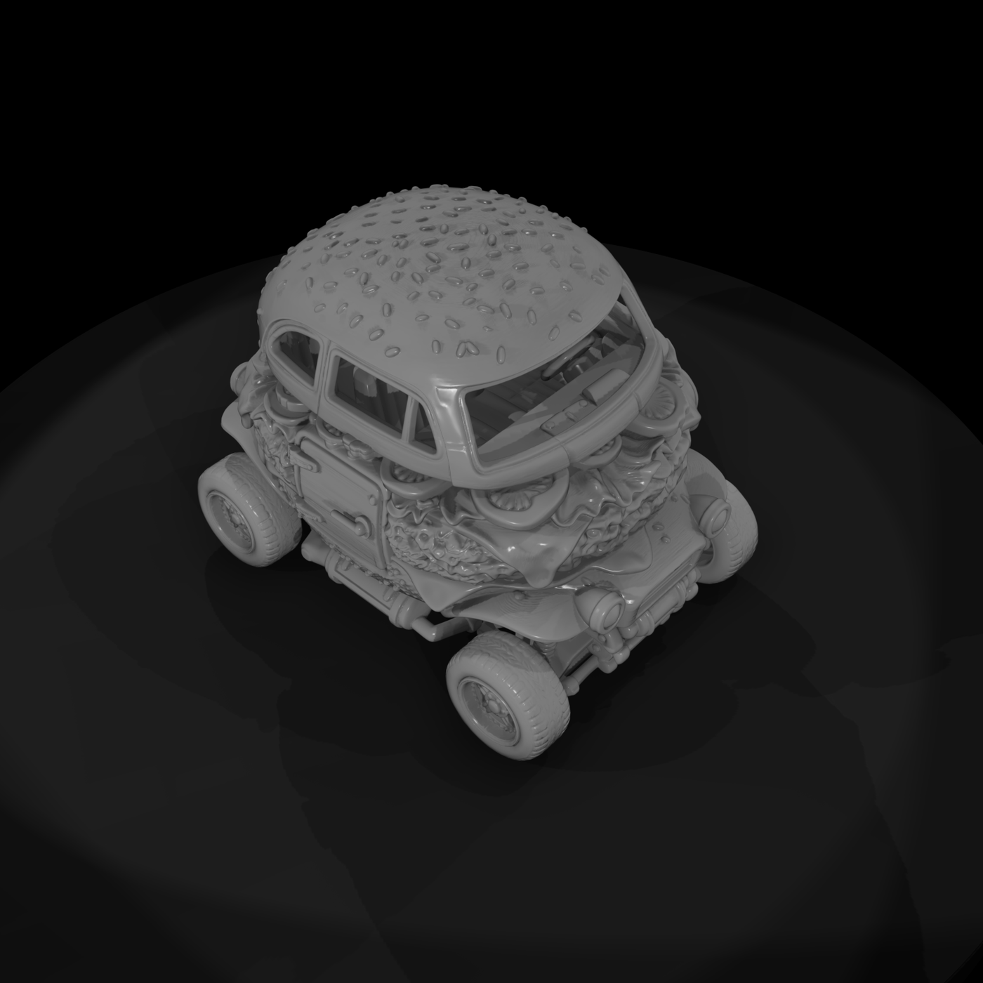 Car 028 Novelty Car Burger Buggy