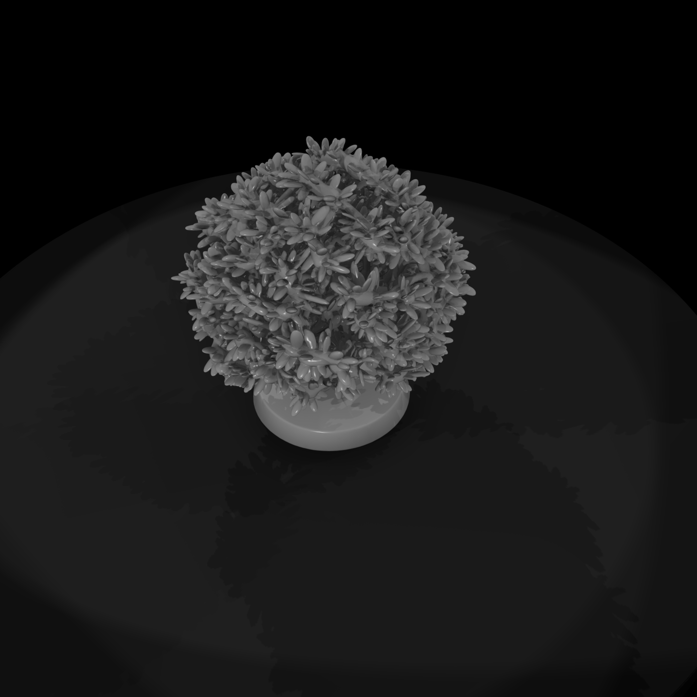 Stylized Topiary Bush