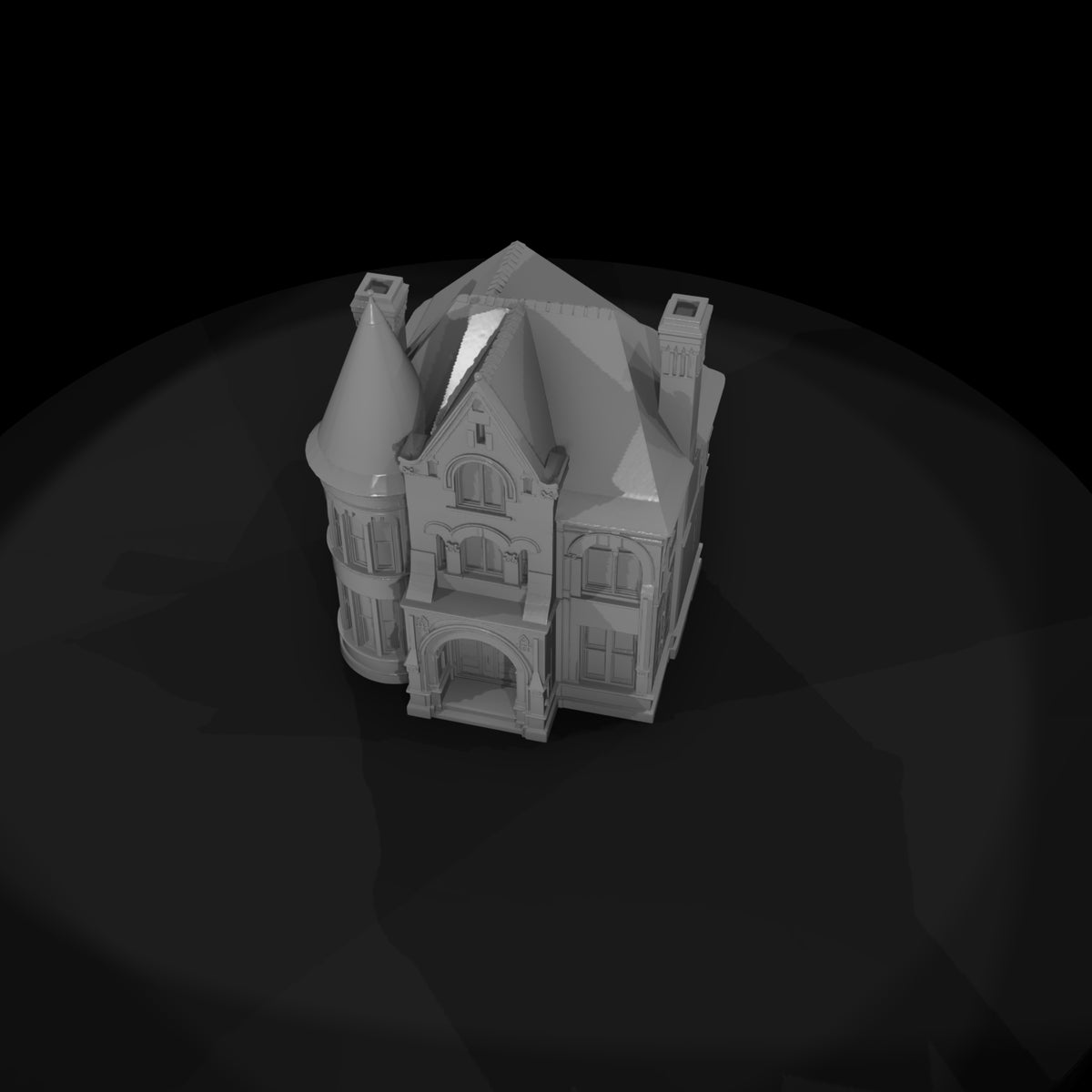 victorian_gothic_stone_mansion_3d_asset
