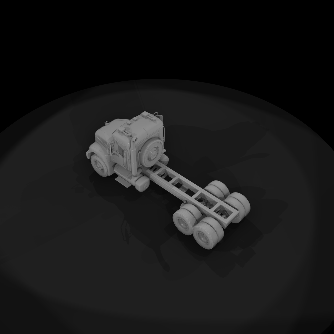 Heavy Semi Truck Tractor — & Layouts