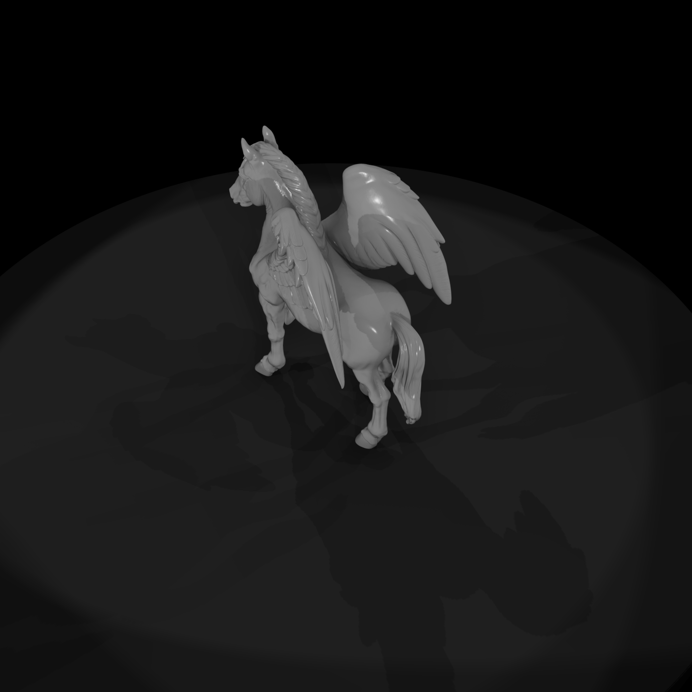 Myth 0291 Mythology Pegasus Miniature Figure