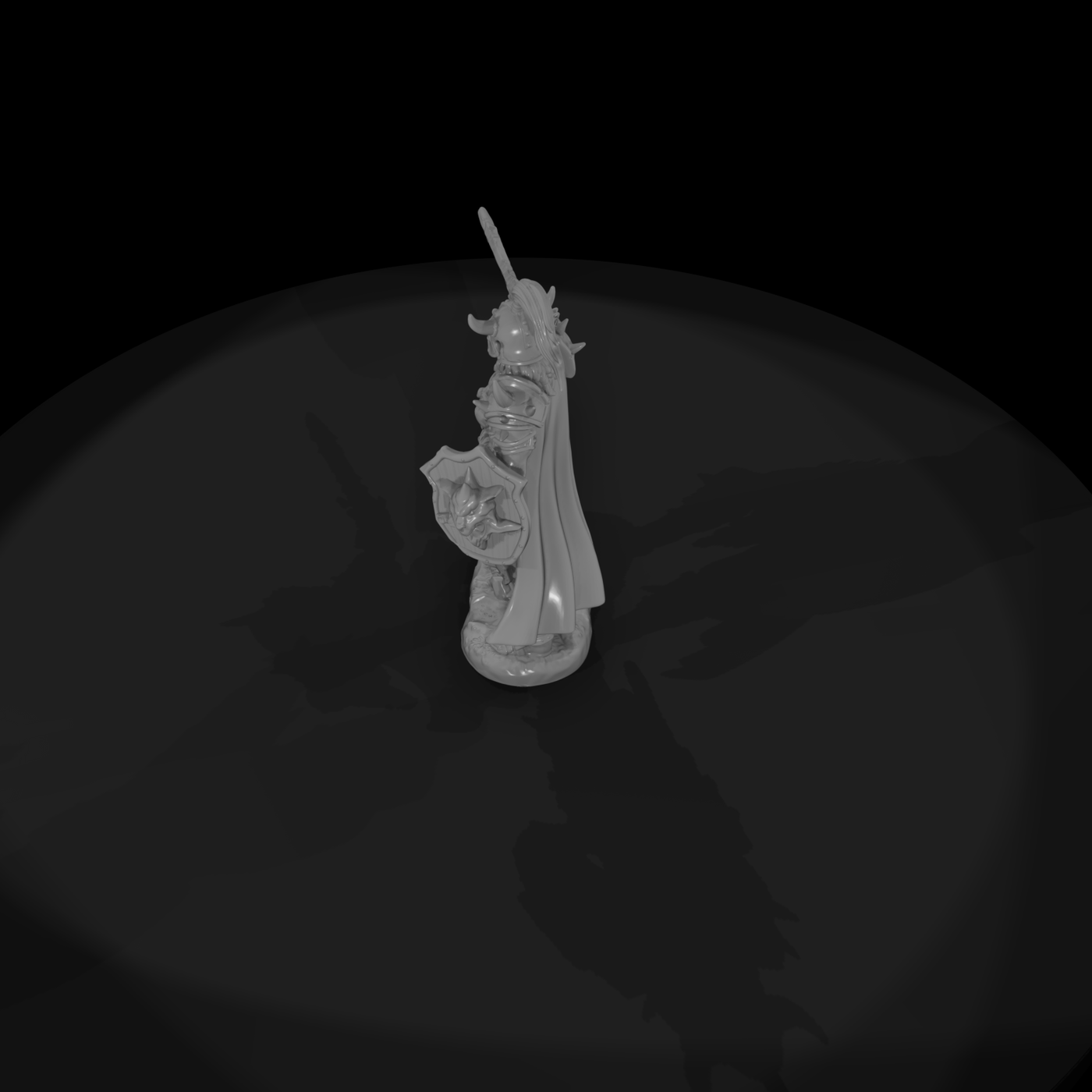 Orc Warlord with Jagged Blade