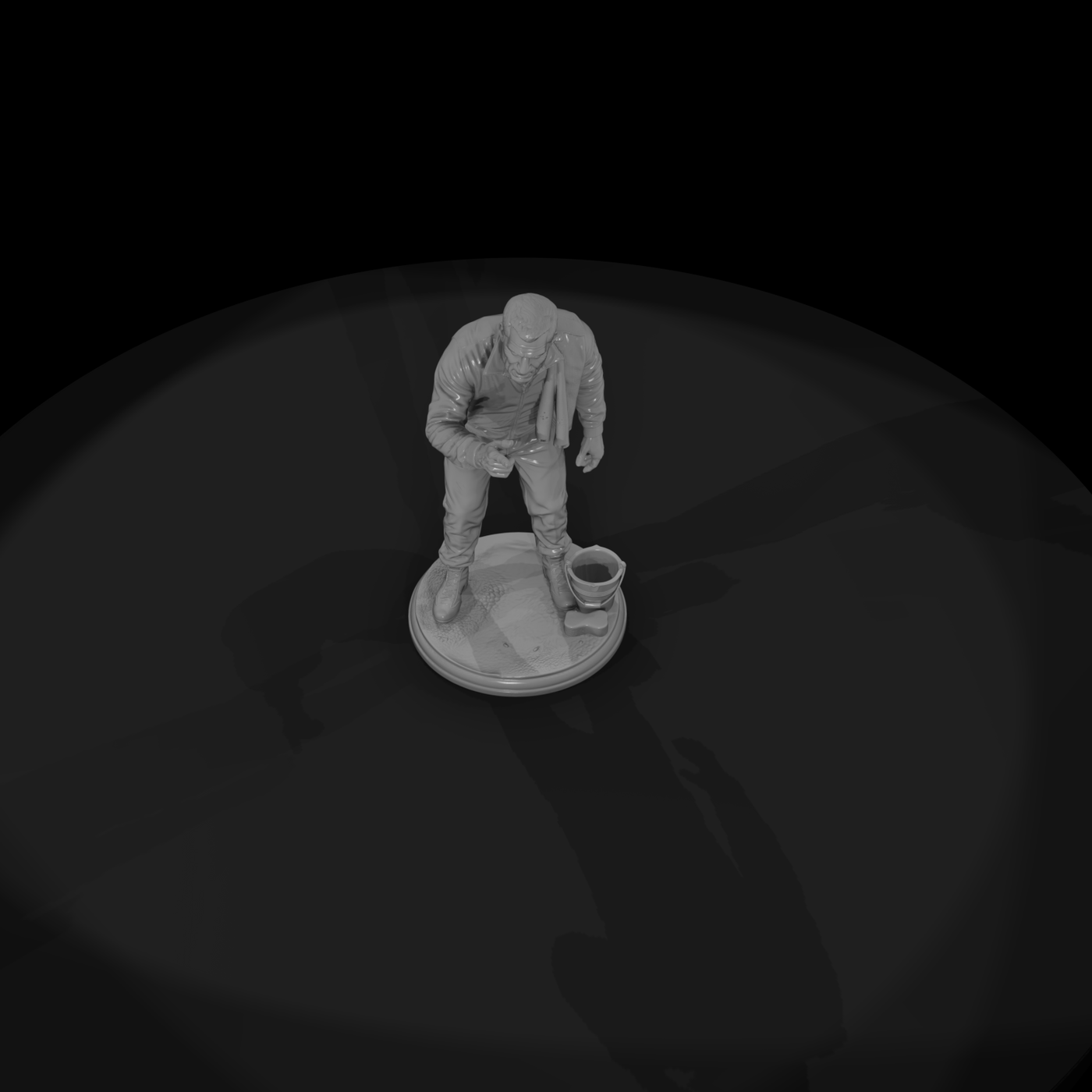 Poparc 0286 Boxing Corner Trainer Alternate Pose