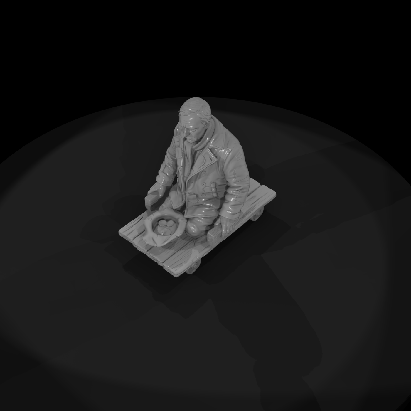 Vag 016 Victorian Legless Beggar