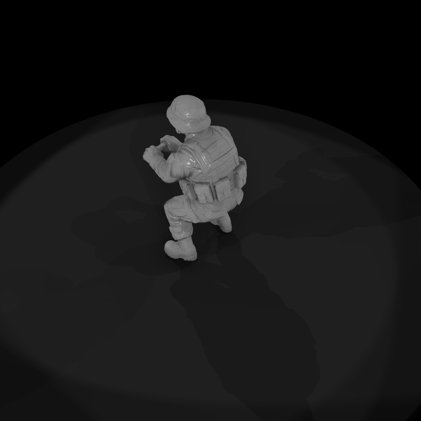 Mod Army 039 Modern U S Army Mortar Crewman Figure