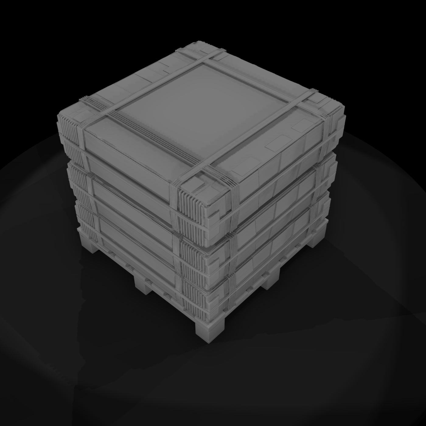 Palletized Roof Shingle Bundles on Pallet