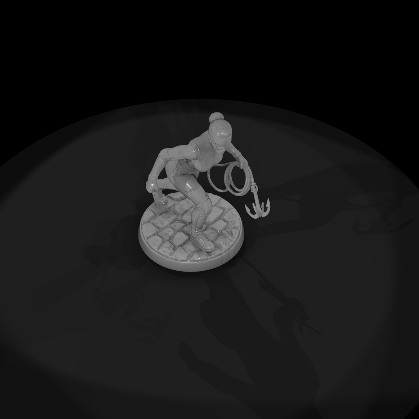 Crouching Cat Burglar