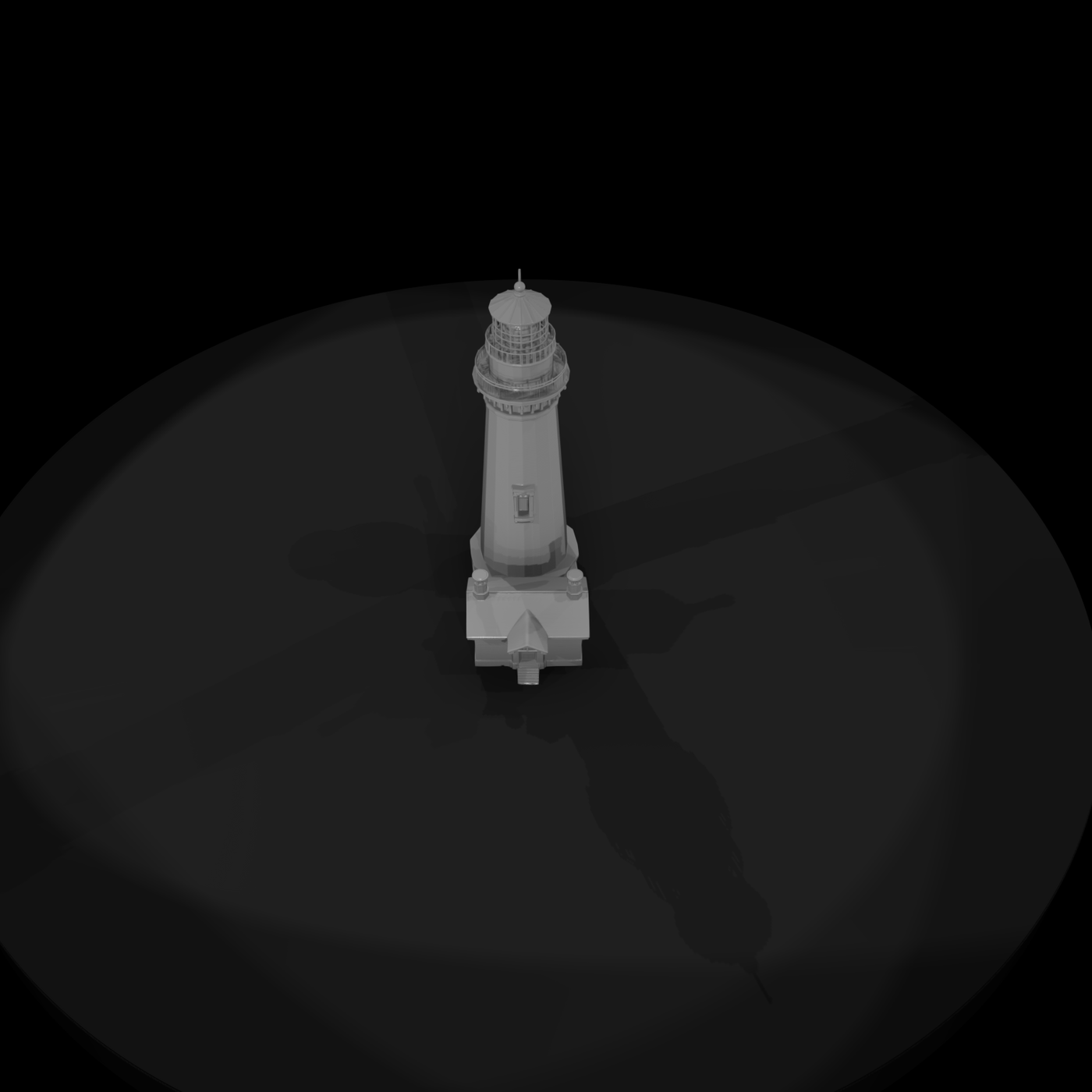 Coastal Masonry Lighthouse — Victorian Tower & Model Railroading