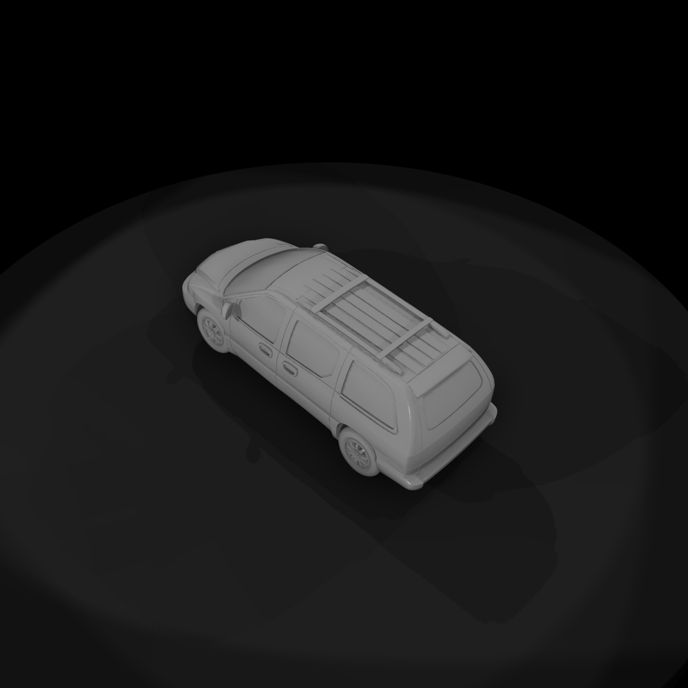 1990s Minivan — & Railway Layout Vehicle