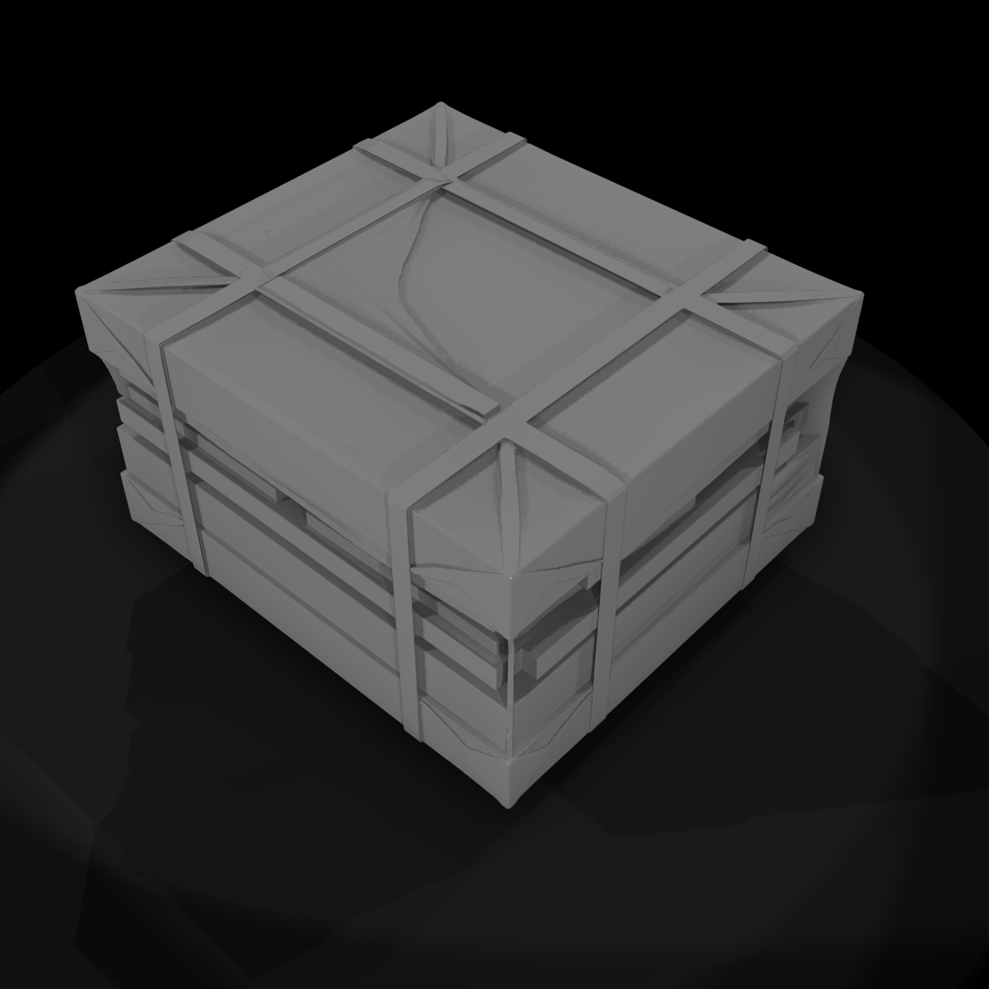 Stacked Shipping Crates — Bundle