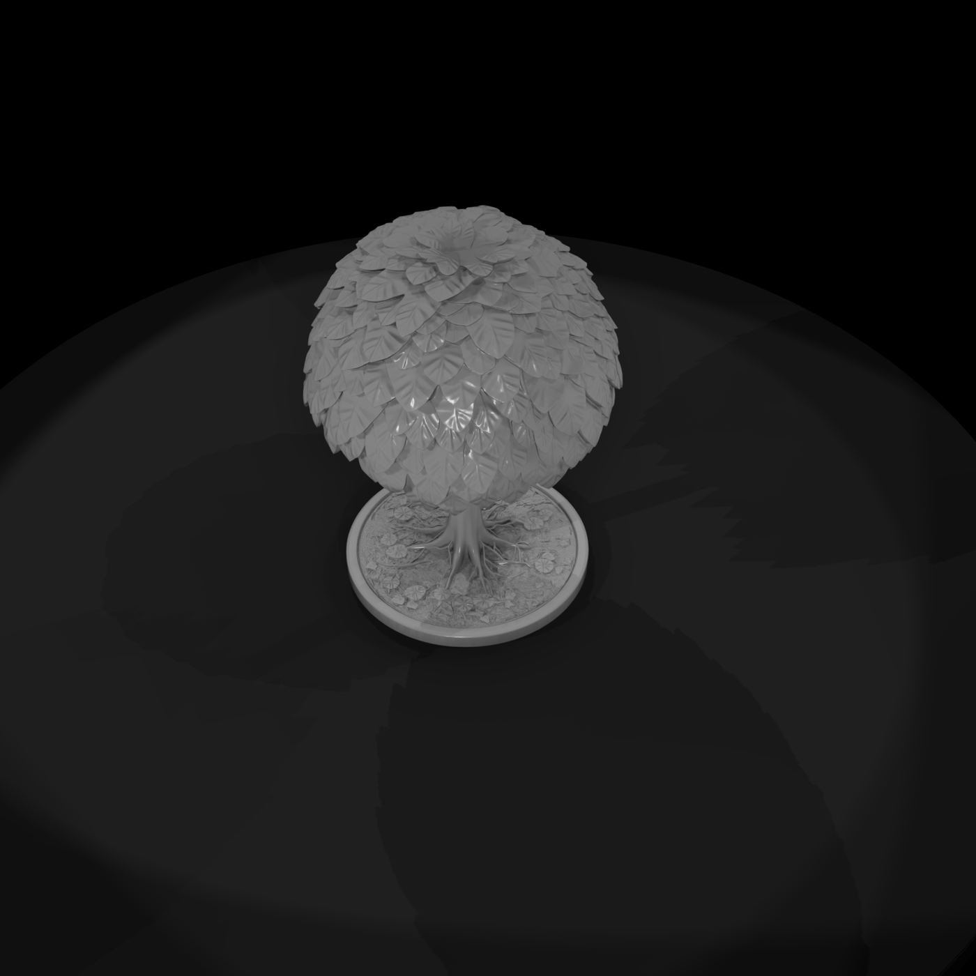 Stylized Round-Canopy Tree
