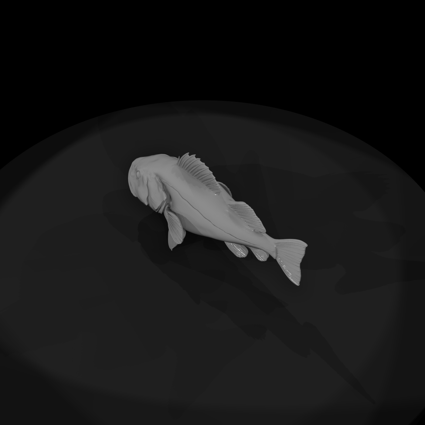 Stylized Deep Sea Predator Fish