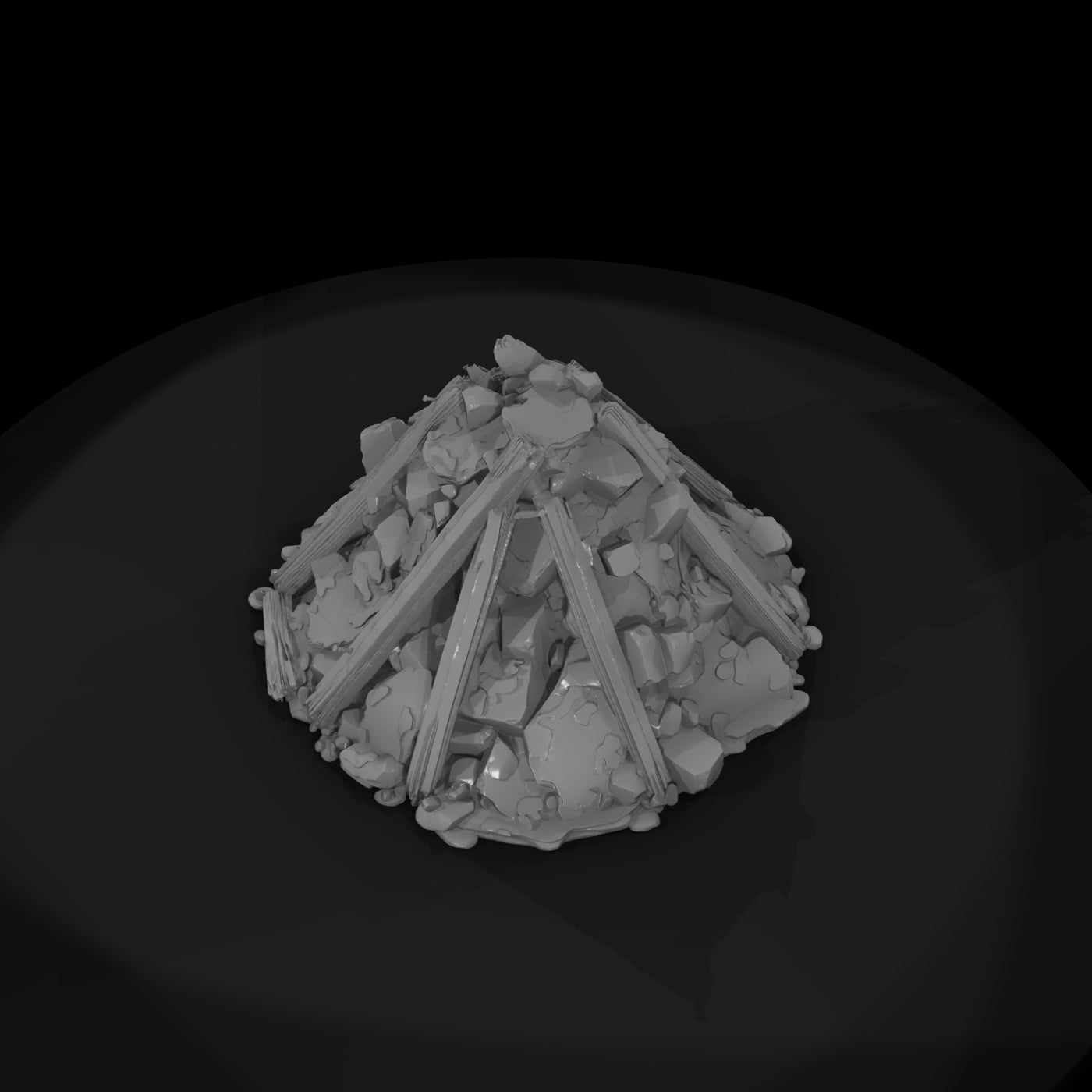demolition-rubble-pile-with-beams-diorama-terrain-845239