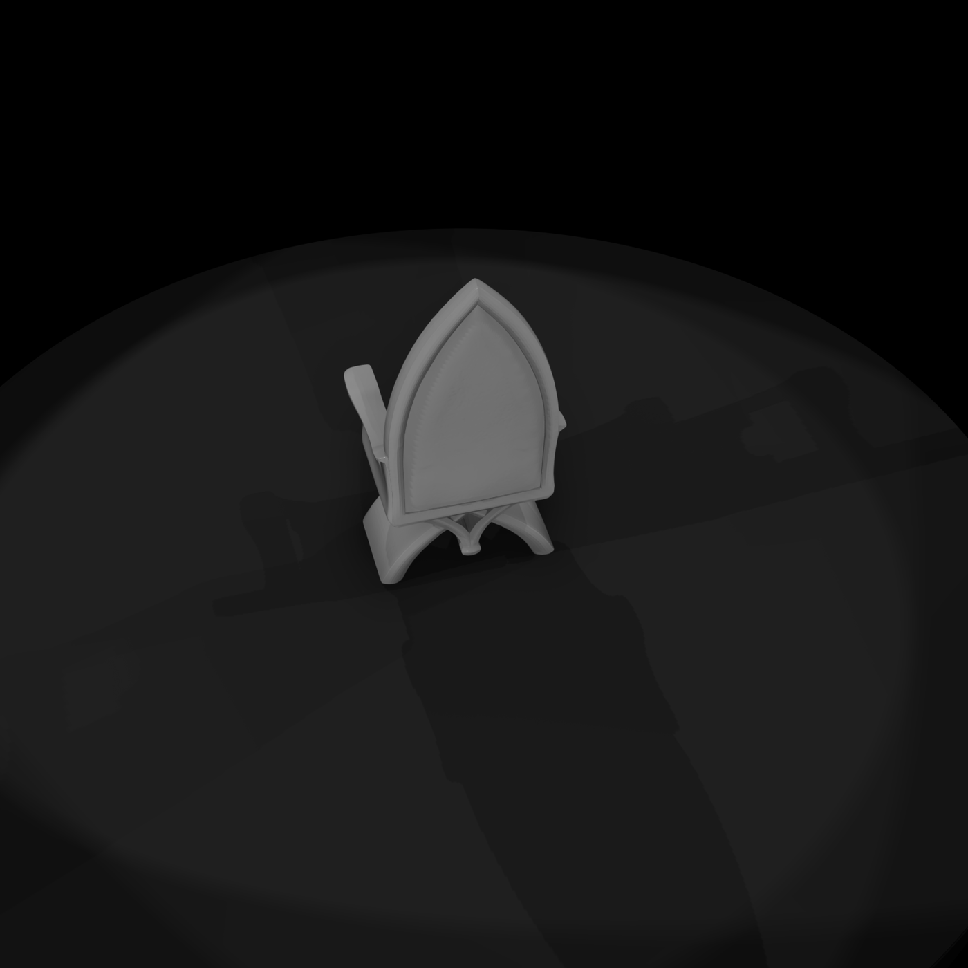 Gothic Fantasy Throne Chair