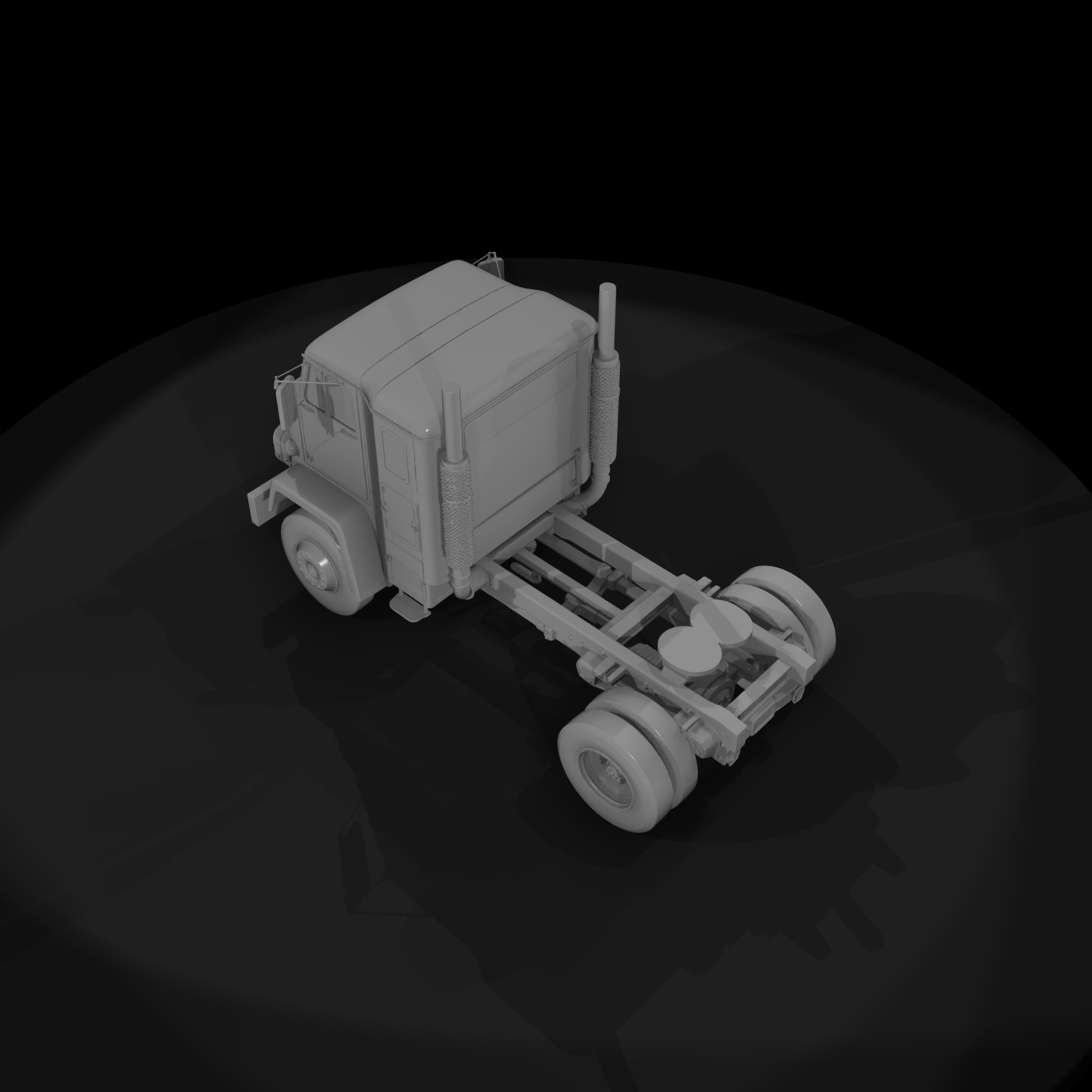 Vintage Cab Over Truck