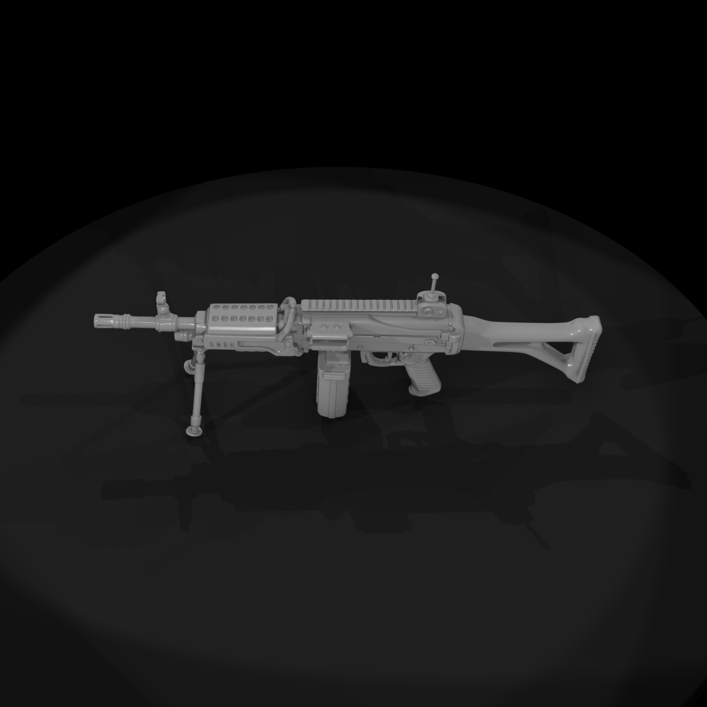 Wpn Mgun 043 Iwi Negev Ng7