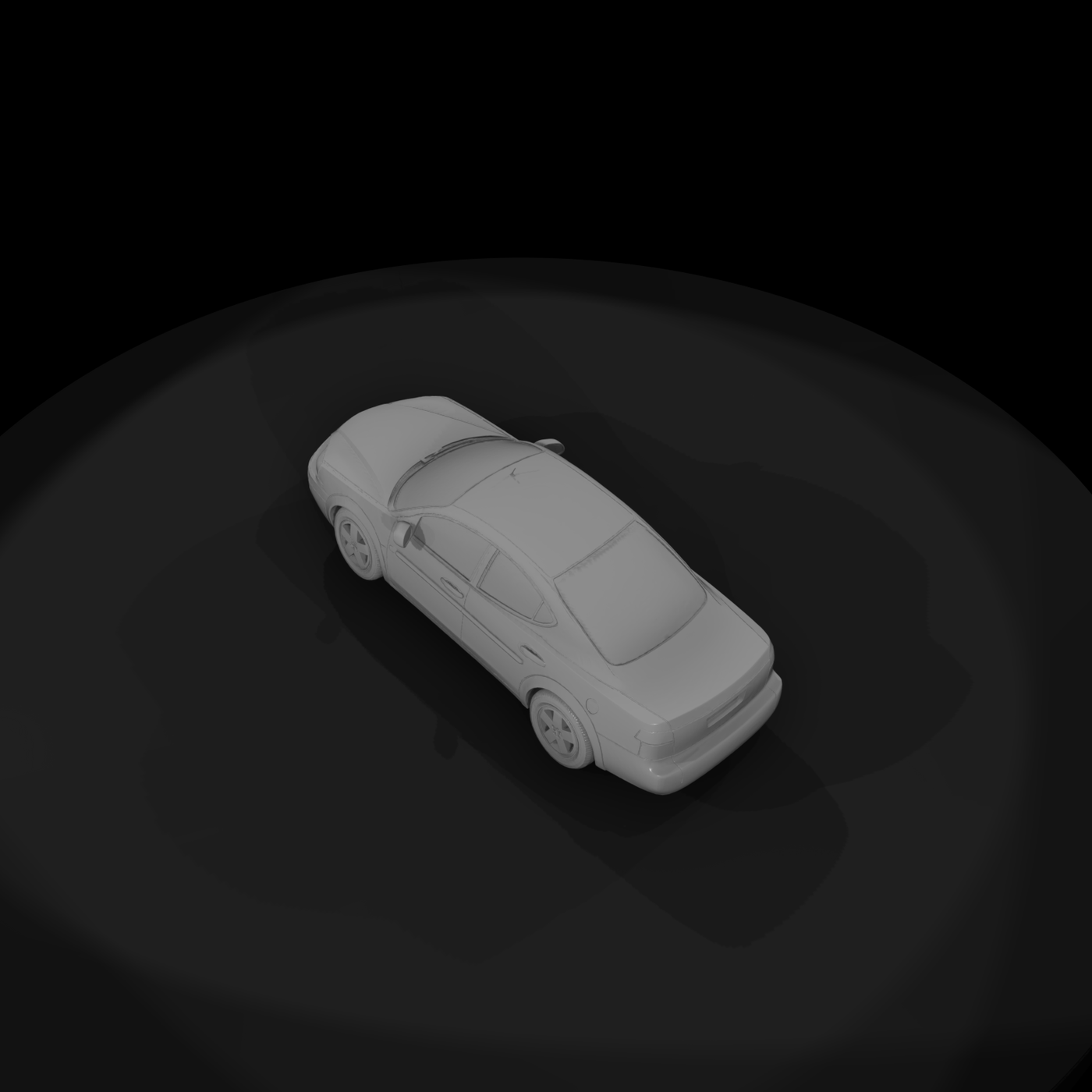 Modern Four-Door Sedan & Layouts