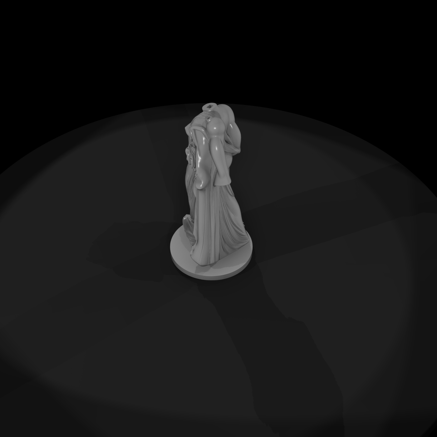 Headless Draped Female Statue