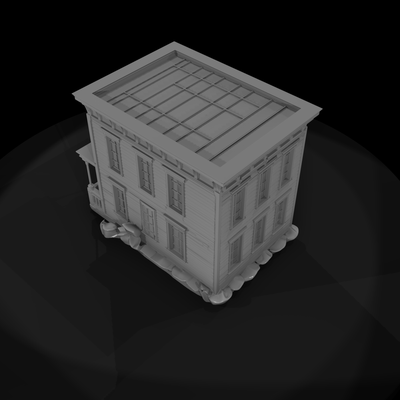 Victorian Two-Story Townhouse