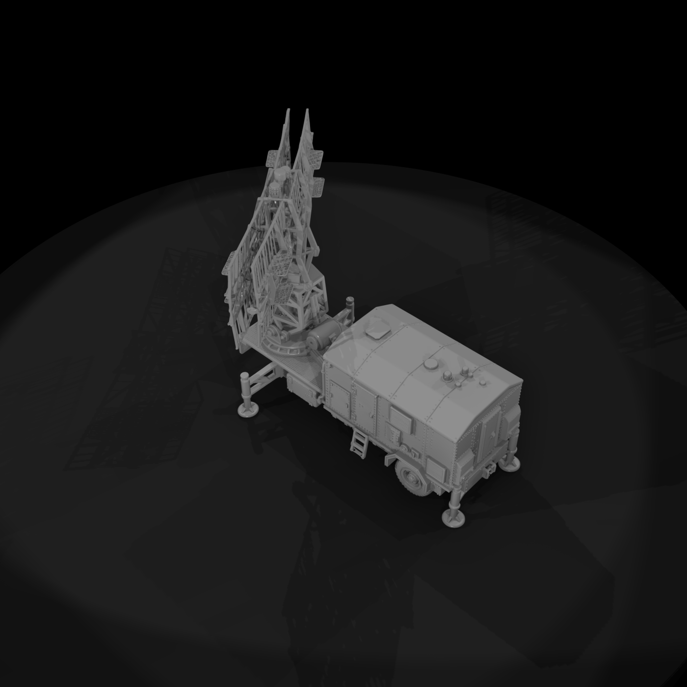 WWII Mobile Early-Warning Radar Truck