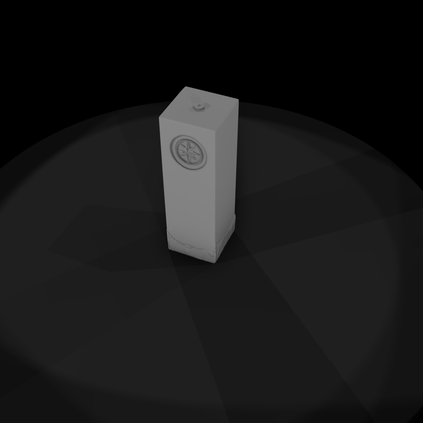 Compass Rose Decorative Pillar