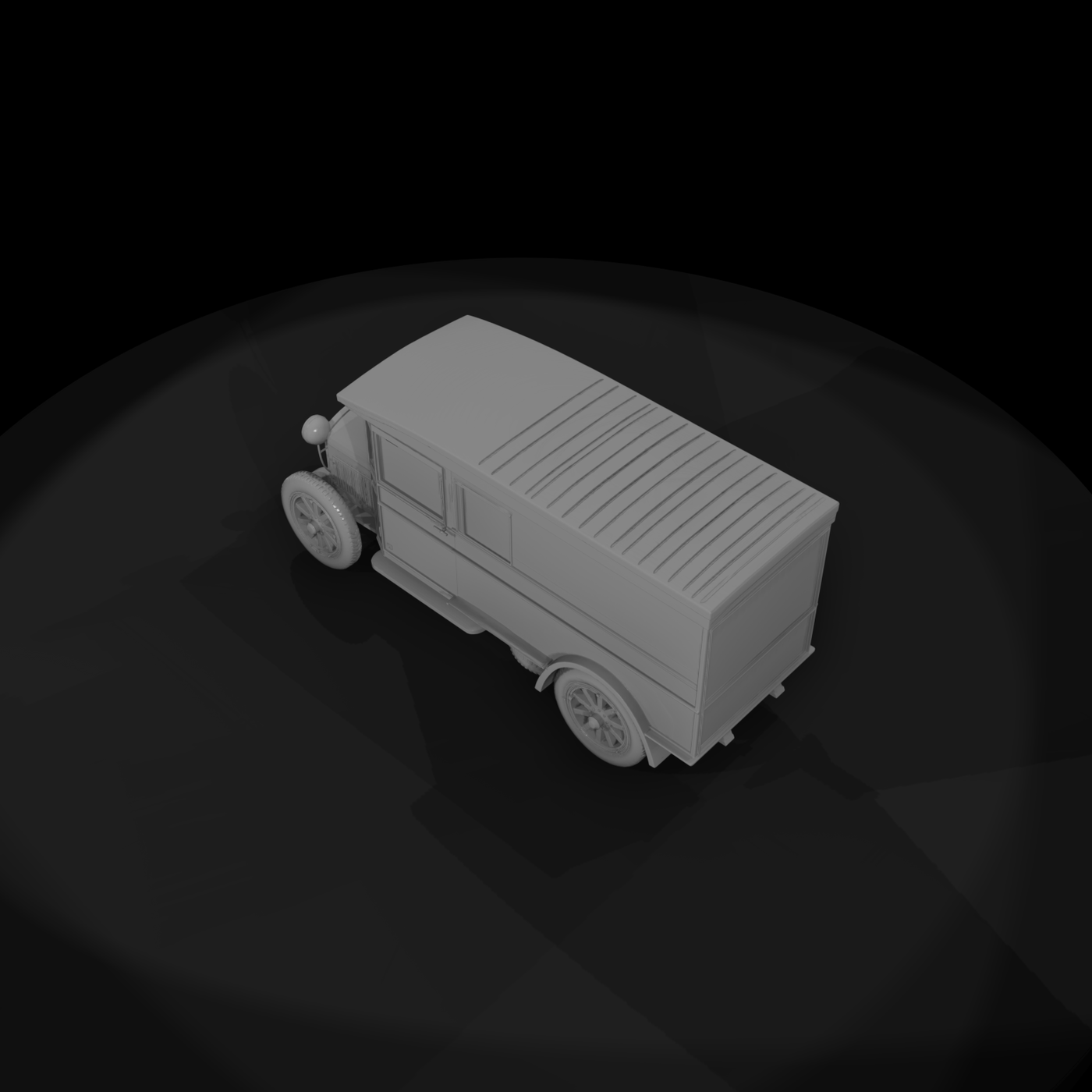 Vintage Panel Delivery Truck