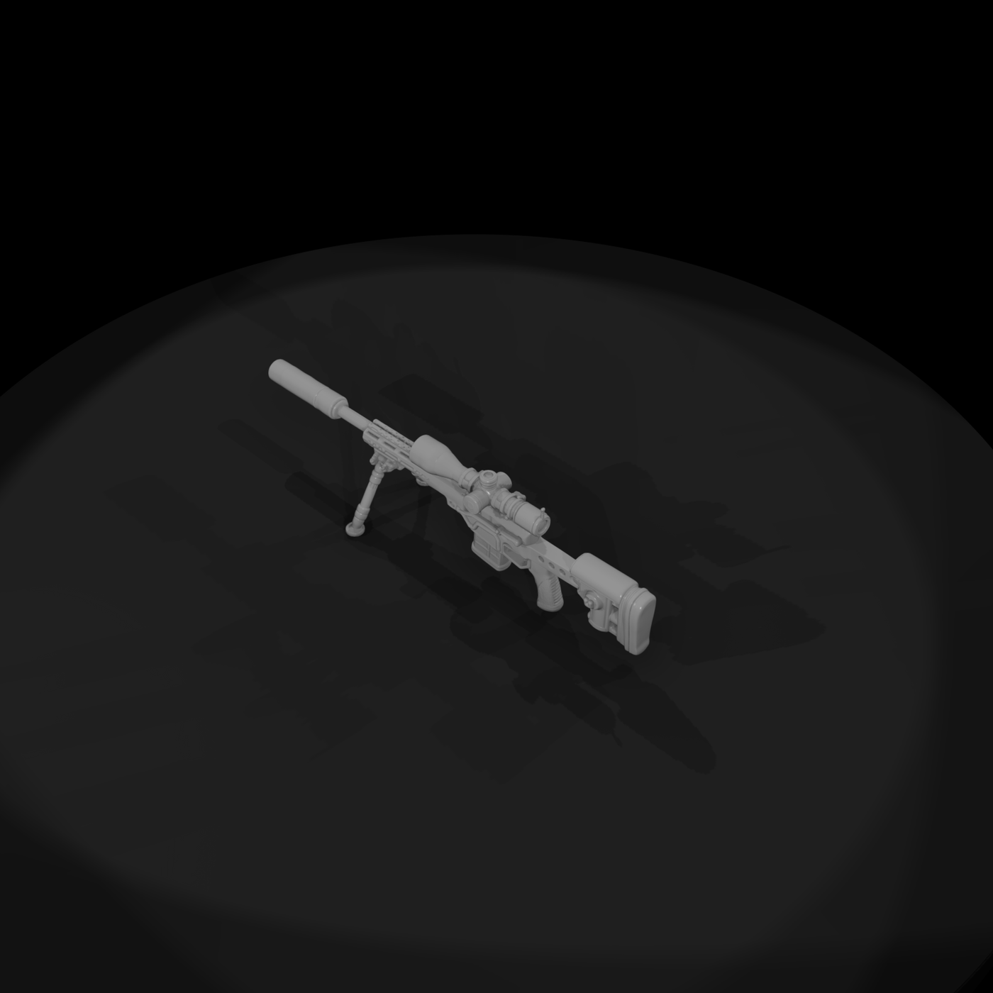 Precision Bolt-Action Sniper Rifle