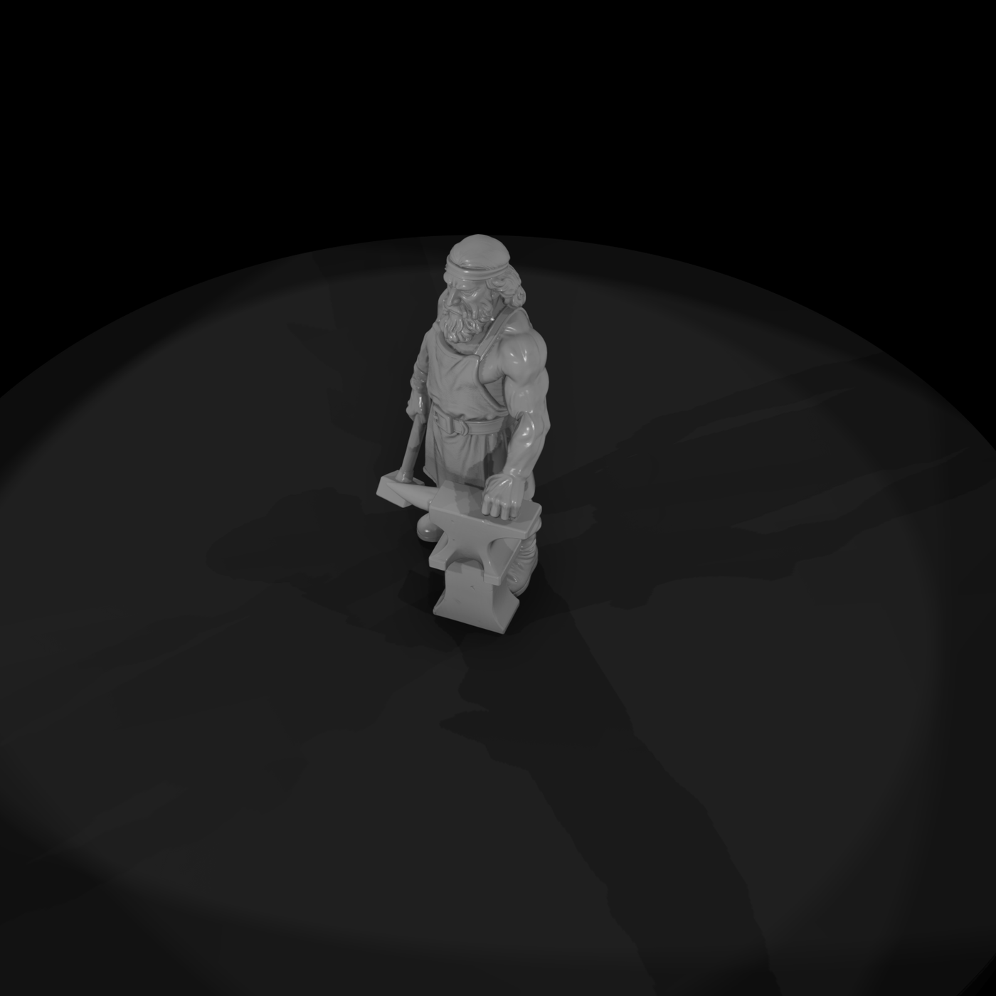 Myth 0259 Mythology Hephaestus Miniature Figure