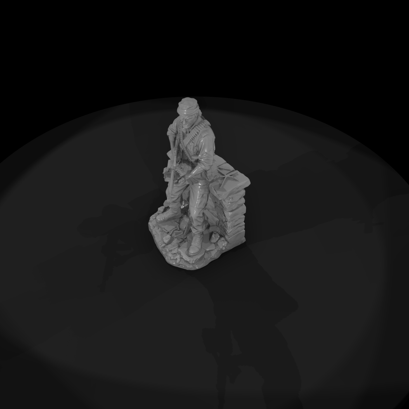 Crm 051 Insurgent Fighter Machine Gunner