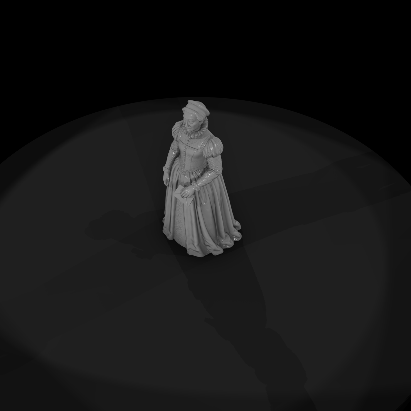 Hist 0141 Historical Catherine De Medici Miniature
