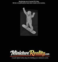 winter-skier-woman-on-snowboard-celebrating — thumbnail 6