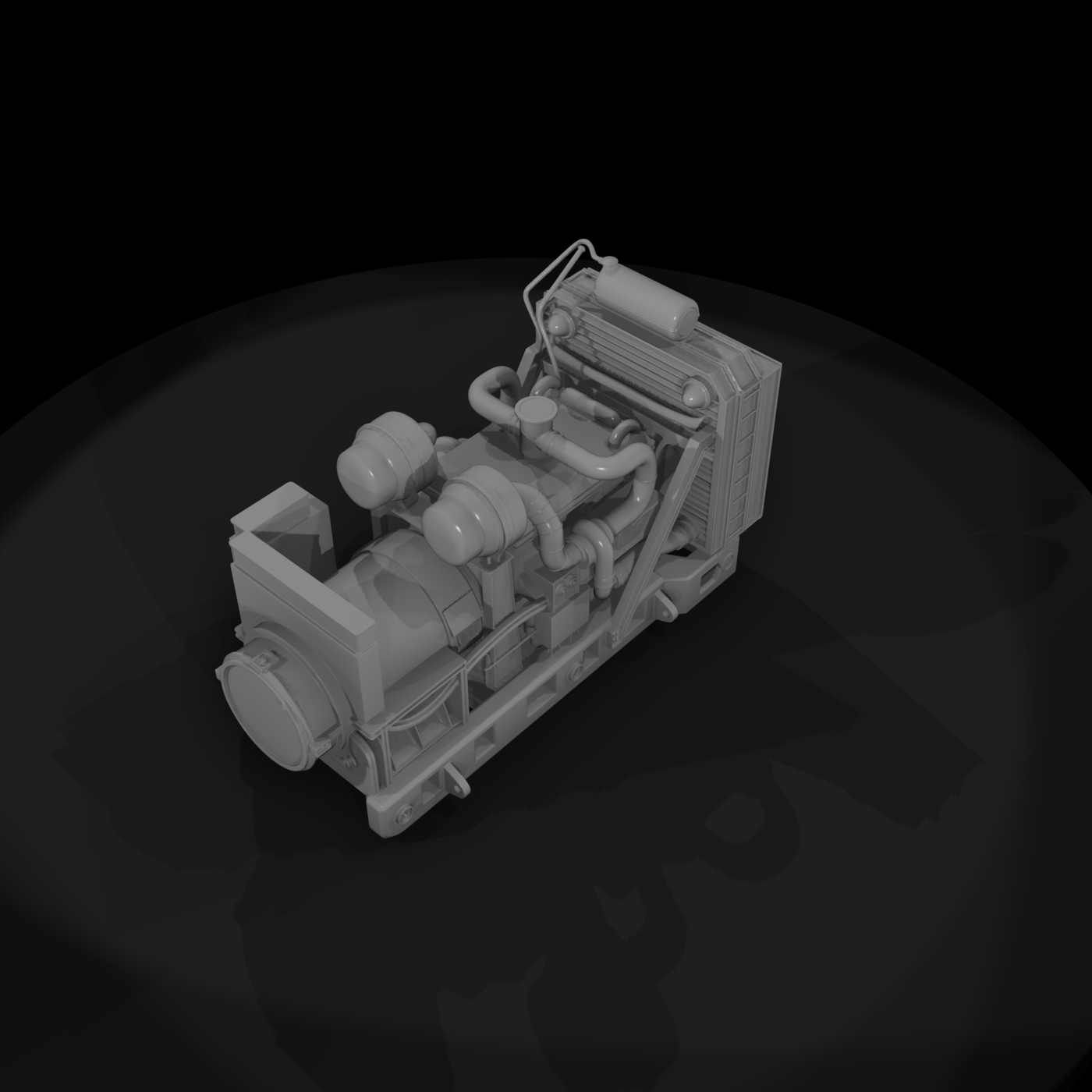 Skid-Mounted Diesel Generator