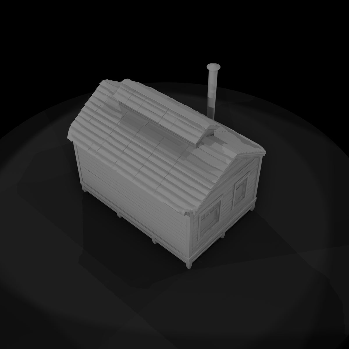 stylized_low_poly_rustic_wooden_cabin