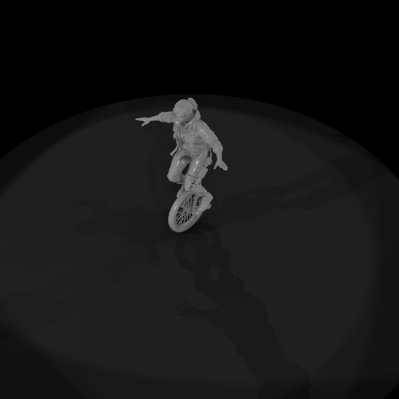 Unicycle Trick Rider