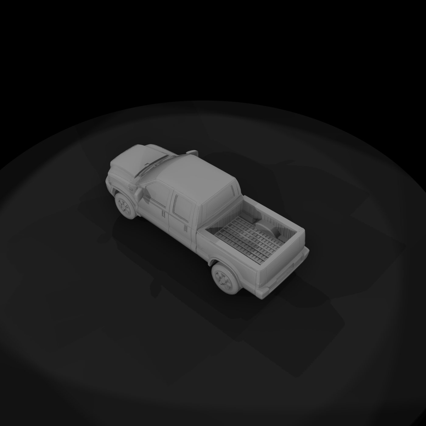 Crew Cab Pickup Truck & Railroading