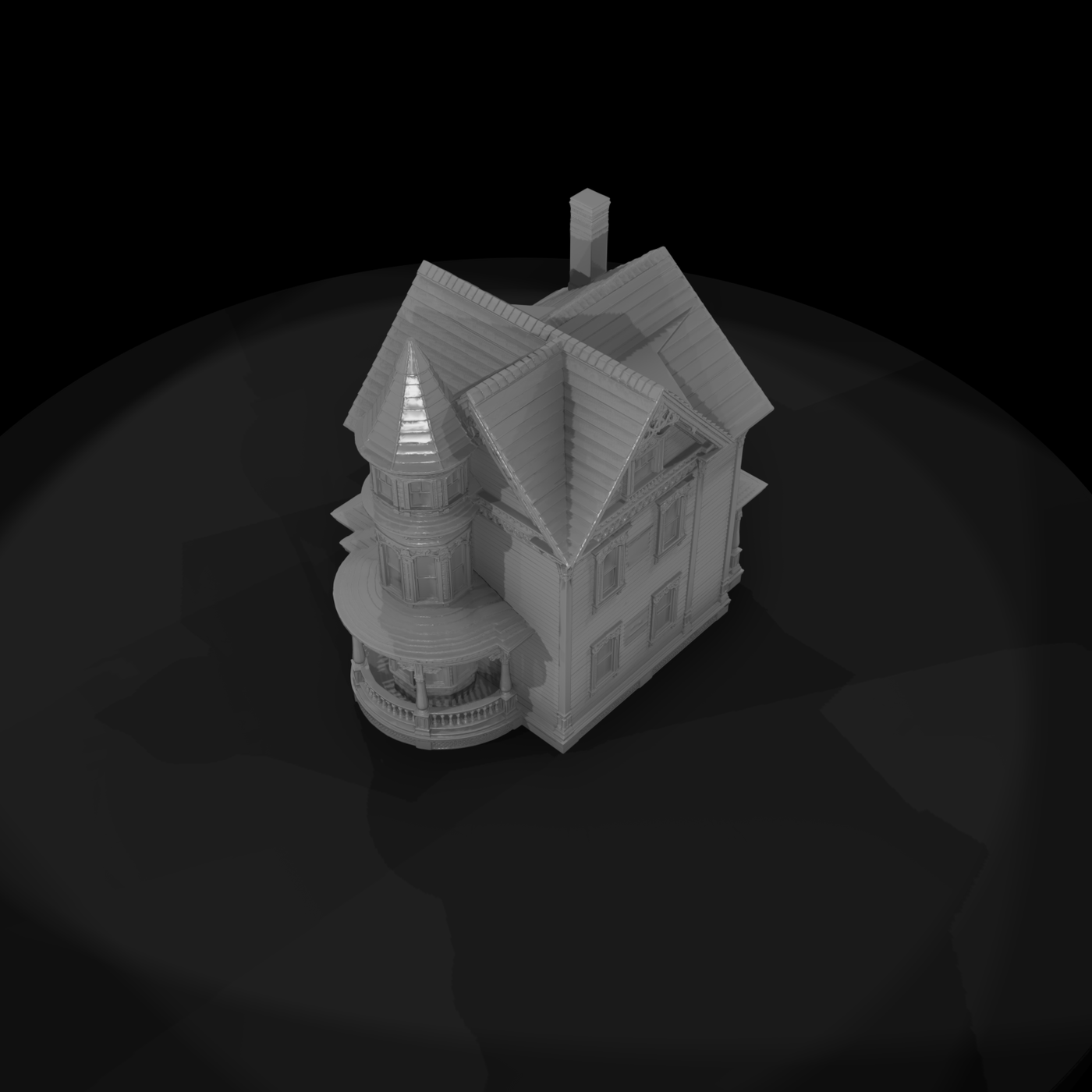 Queen Anne Victorian House — Exterior