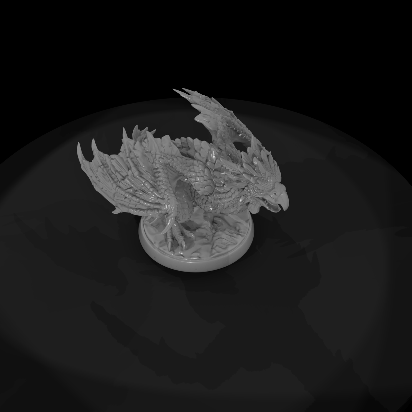 Cockatrice Beaked Scale-Wing Beast