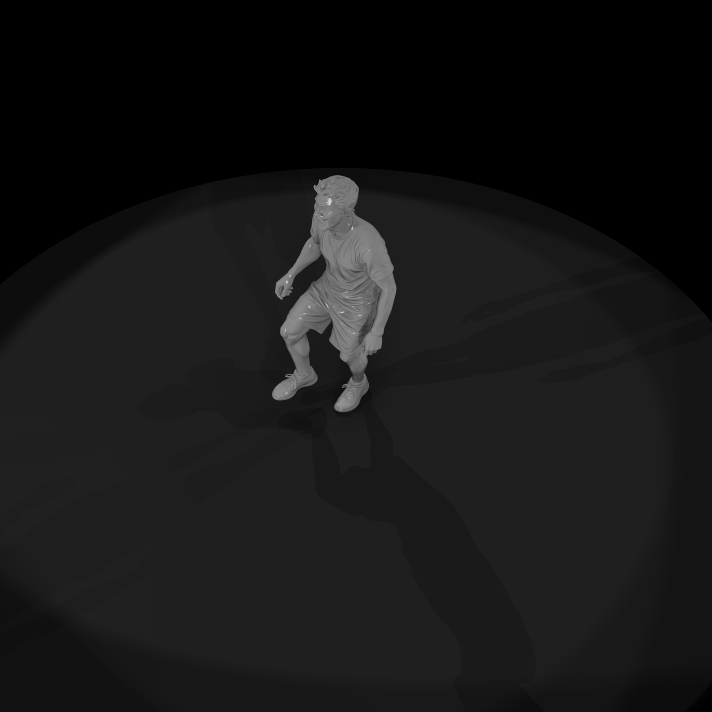 Young Man Playing Hacky Sack