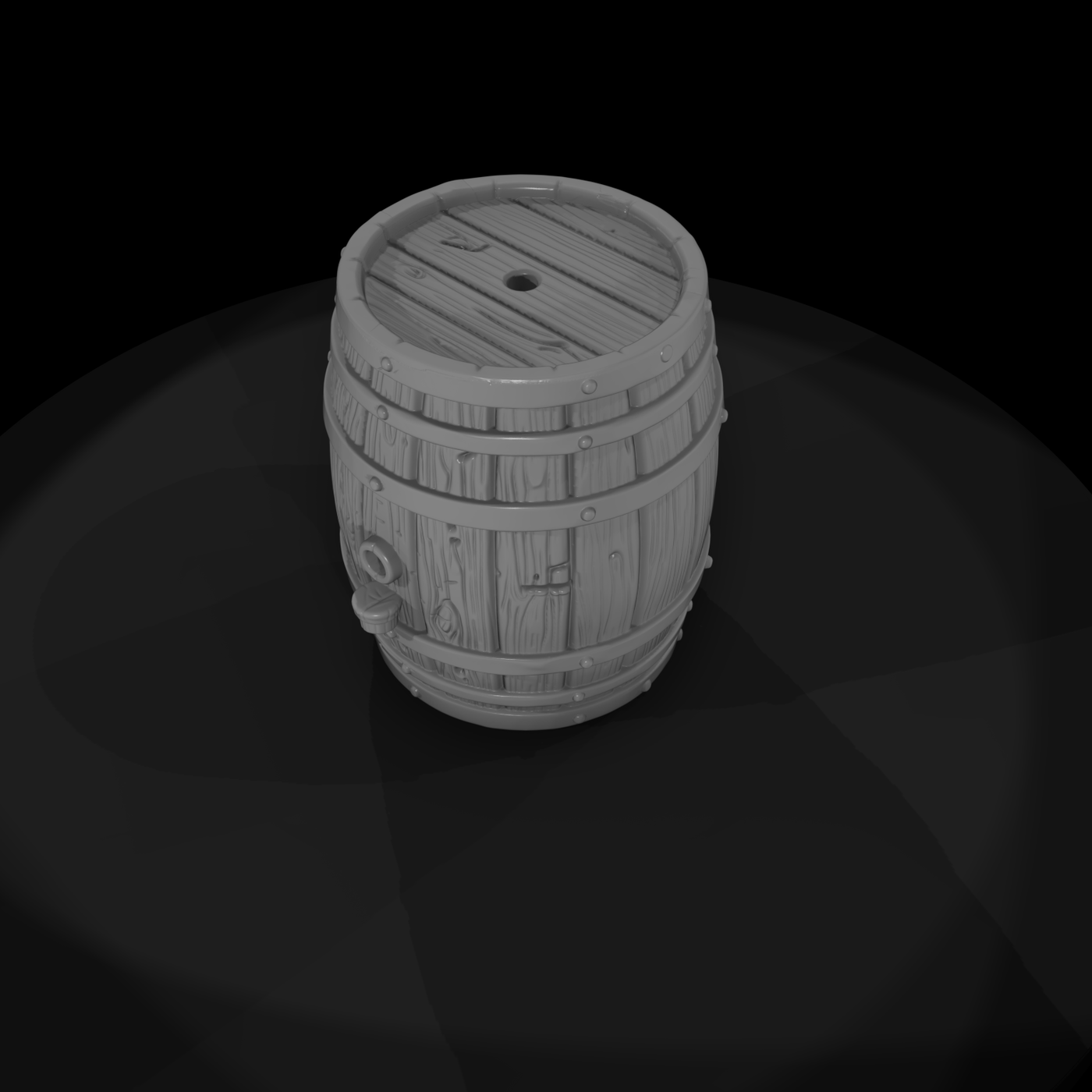 Ww 0400 Item Wooden Barrel Keg
