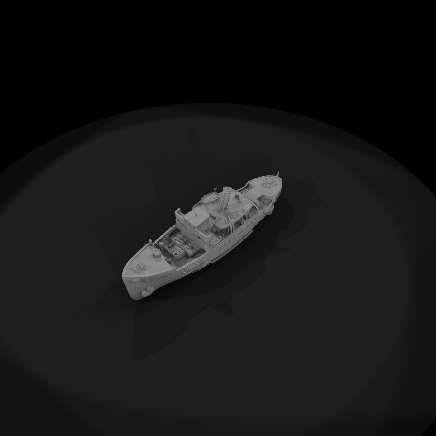 Wrecked Military Hospital Ship