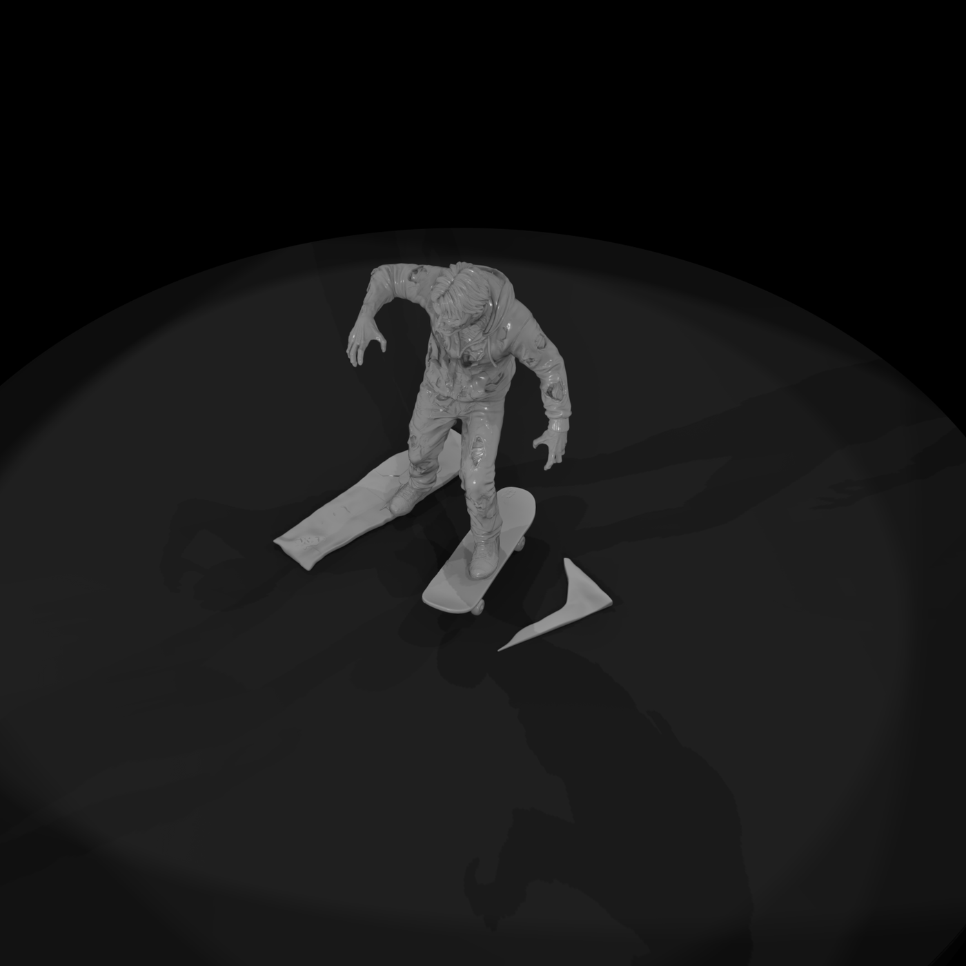 Zombie Skateboarder