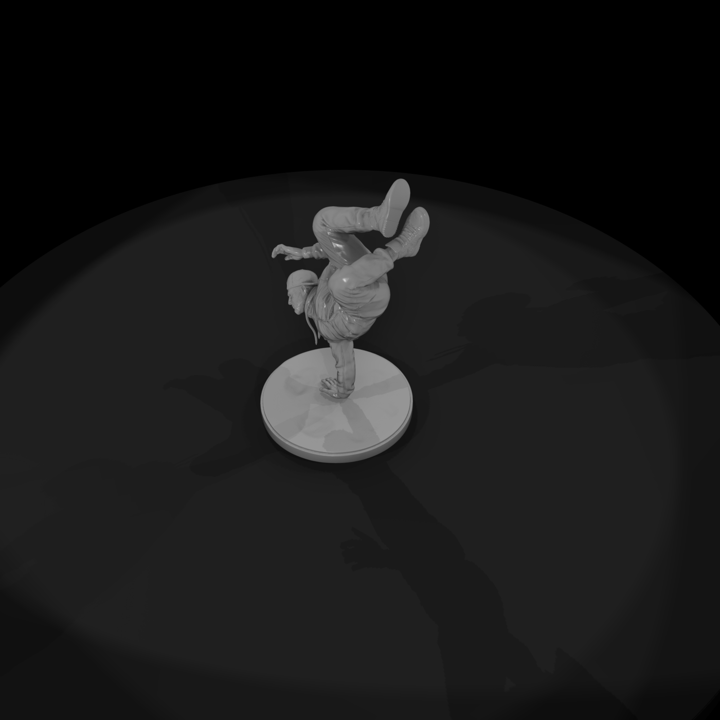 Breakdancer Freeze Pose