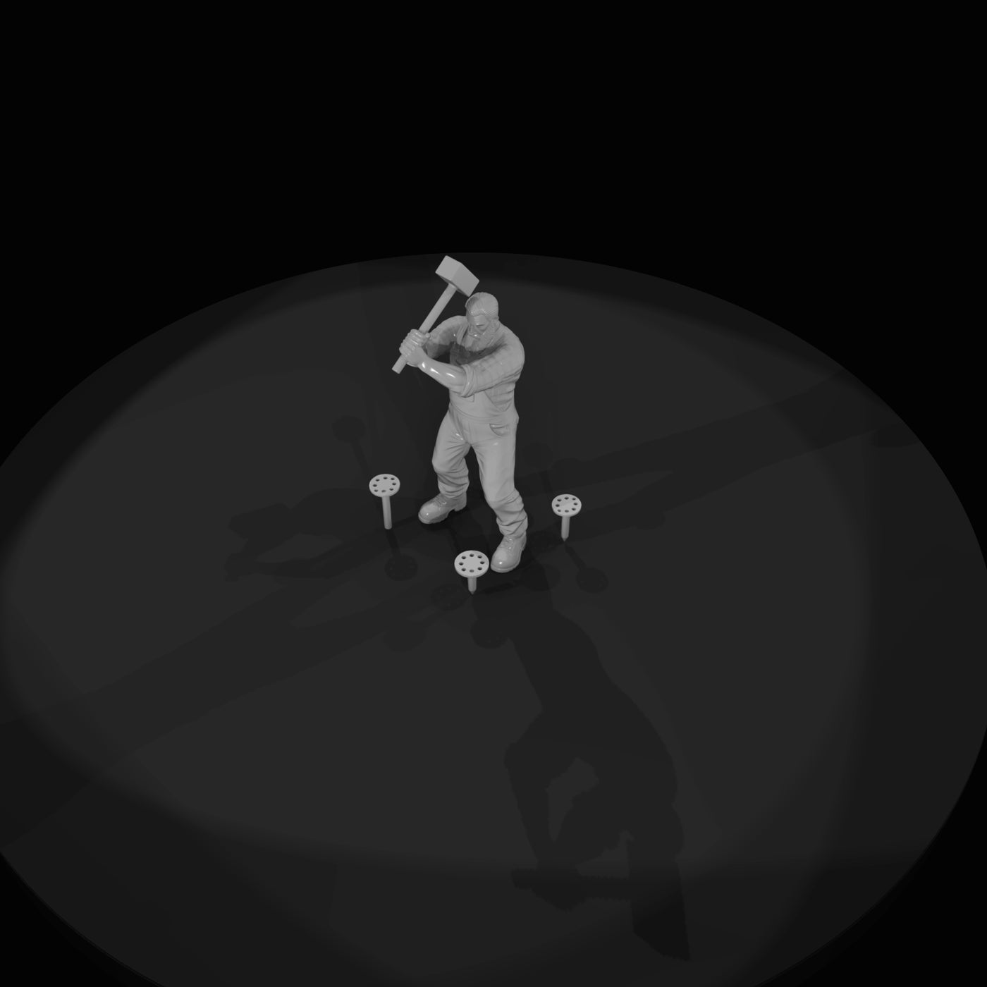 lumberjack-with-sledgehammer-driving-spikes